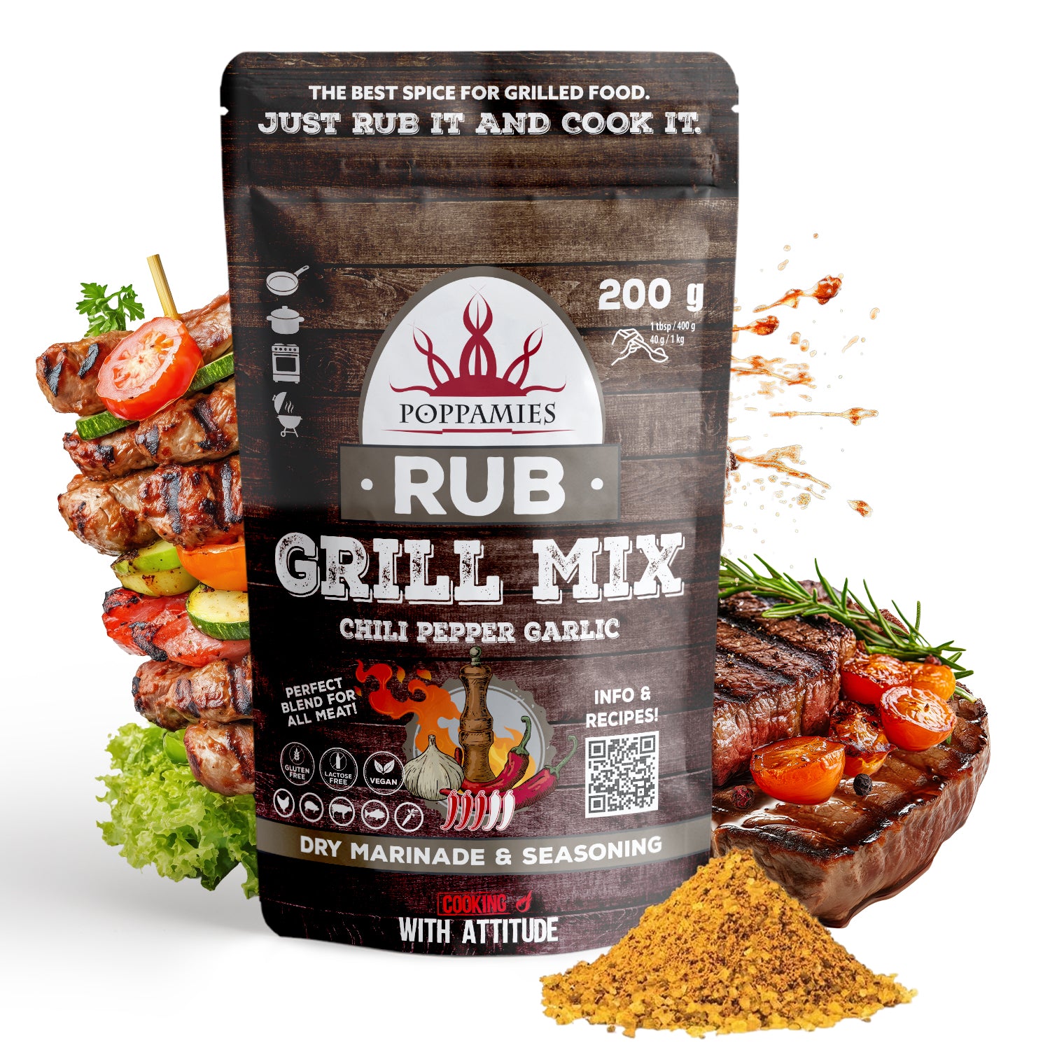 Spice Rub Chili Bbq Seasoning Barbecue Seasoning Rub Poppamies