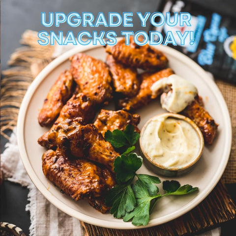 Poppamies Dipmix Blue Cheese Style Big Pack– Vegan Blue Cheese Flavored Dip Powdr for Wings, Veggies & Snacks – Gluten-Free, Lactose-Free – 500g.