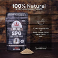 SPG rubs, Salt pepper garlic for vegetables, pork, chicken beef, Vegan free, gluten free, lactose free