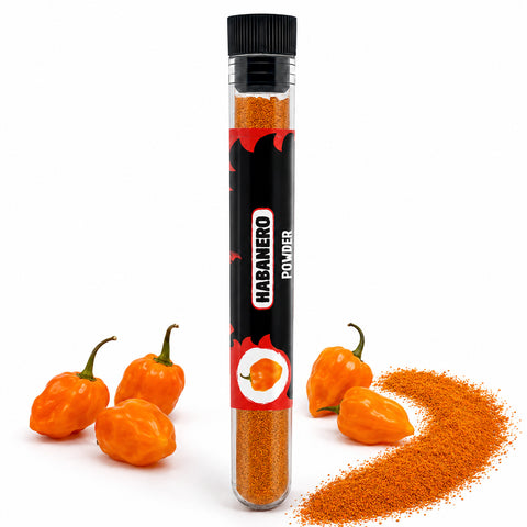 Habanero Chilli Powder 10g – Very Hot Pepper Seasoning, Up to 350,000 SHU – Fruity and Floral Flavour – Grown in Ecuador