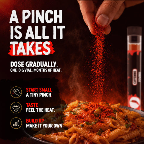 Cayenne Chilli Powder 10g – Finely Ground Pepper Seasoning, Approximately 15,000 SHU – Balanced Everyday Heat – Pure Chilli Without Additives