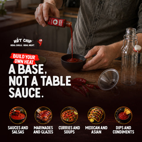 Carolina Reaper Chili Mash 125 ml - Extremely Sharp (up to 2,200,000 SHU) - Hot Sauce Base for Marinades, Salsas, Dips and BBQ Recipes