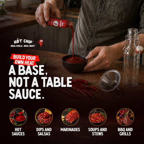 Cayenne Chilli Mash 125 ml – (Approx. 50,000 SHU) - Medium-Hot Base for Sauces, Marinades, Salsa, Dips and Everyday Cooking