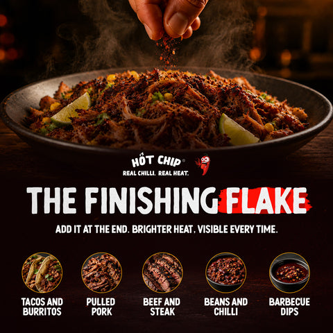 Chipotle Chilli Flakes 30g - Up to 10,000 SHU - Smoked Jalapeño Pepper Flakes from the USA - Smoky Chilli for BBQ, Mexican Food, Sauces and Marinades