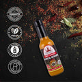 Scotch Bonnet hot sauce, vegan sauce, gluten free, lactose free