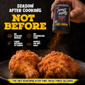 Poppamies Mango Chilli Spice Dust sprinkled onto cooked food