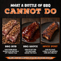 Comparison of spice rub, sauce and finishing seasoning