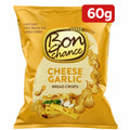 Bon Chance With cheese and garlic seasoning mix Bread Crisps - Snack for Sharing with Friends - 60g Pack - Lukata LTD