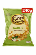 Bon Chance With garlic seasoning mix Bread Crisps - Snack for Sharing with Friends - 240g Pack - Lukata LTD