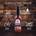 Chipotle hot sauce, vegan, gluten free, lactose free