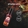 Fire demon hot sauce, vegan, gluten free, lactose free