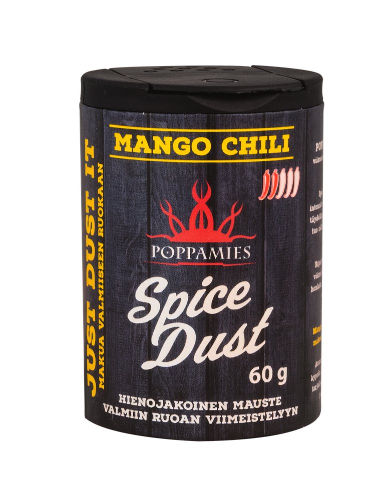 Poppamies Spice Dust Mango Chilli Seasoning – Fruity Spice Mix, 60g
