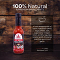 Habanero hot sauce, vegan sauce, gluten free, lactose free