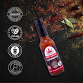 Caribbean hot sauce, vegan sauce, gluten free, lactose free