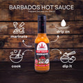 Barbados hot sauce, vegan sauce, gluten free, lactose free