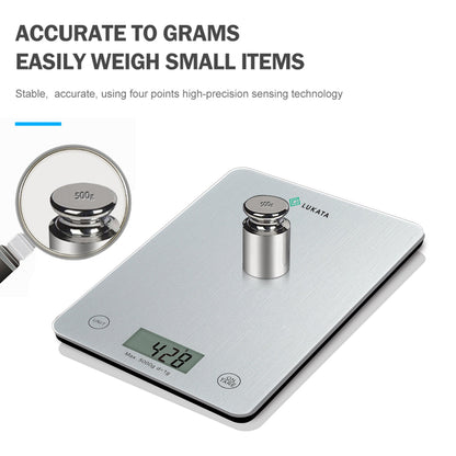 Small accurate kitchen food scales