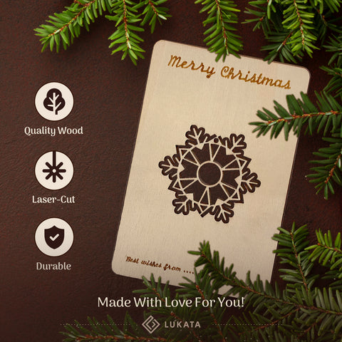 Christmas wood cards