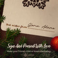 Christmas wood cards