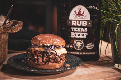 Poppamies Texas Beef rub, Dry Marinade and Seasoning for BBQ, Oven and Pan - Lukata LTD